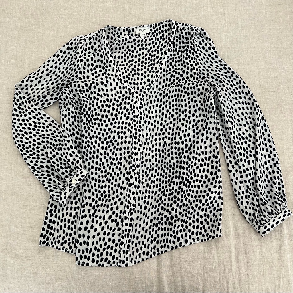 J. Crew Patterned Blouse